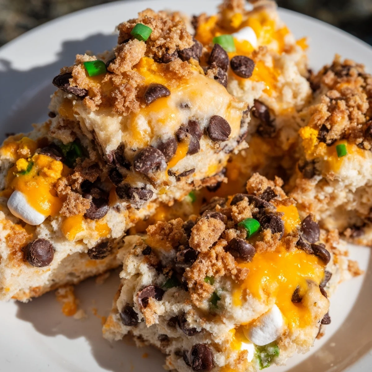 Gooey Smores Cheesy Jalapeño Biscuit Muffin Loaf bursting with flavors, perfect for brunch.  
