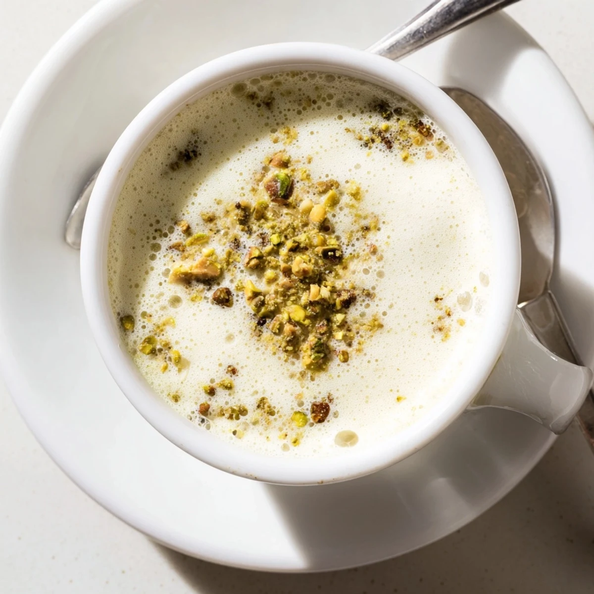 Pistachio Milk Latte Coffee