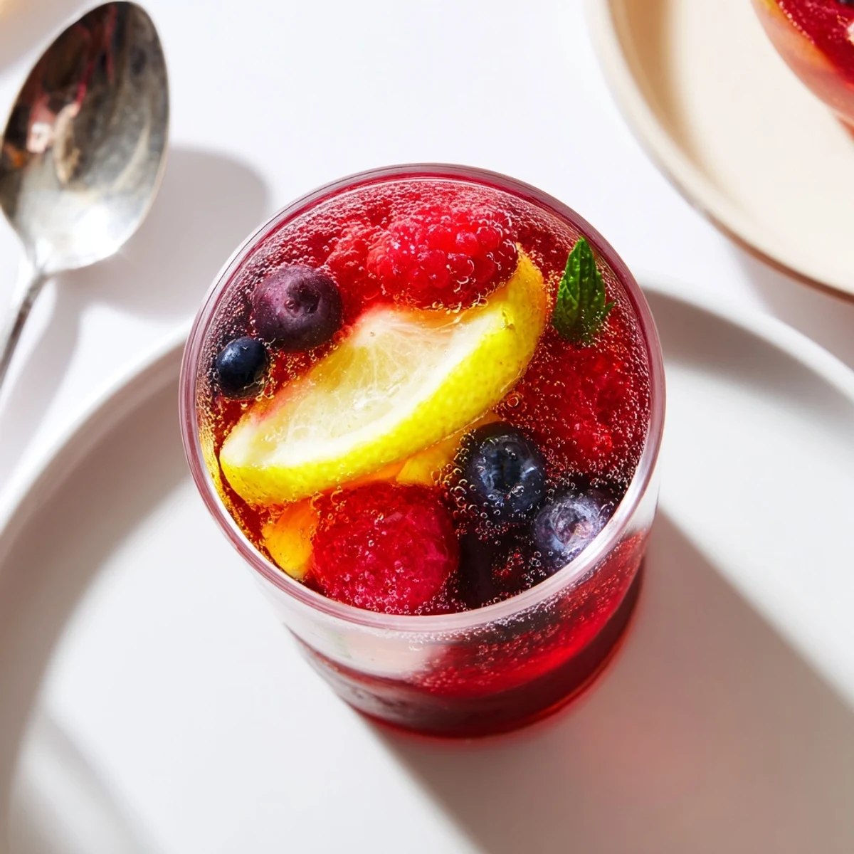 Colorful glass bottles filled with fizzy kombucha-style mocktails, ready for summer sipping.  