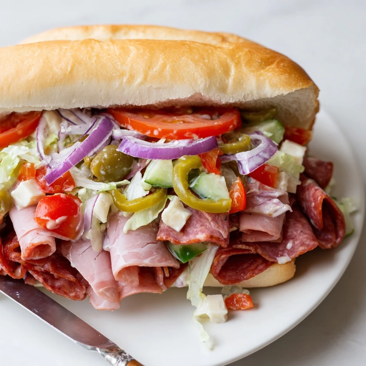 Colorful Flavor Mash-Up Sandwiches ready to impress at your next gathering!