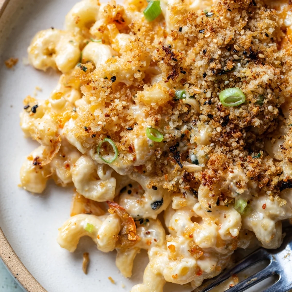 Spicy Kimchi Mac Cheese