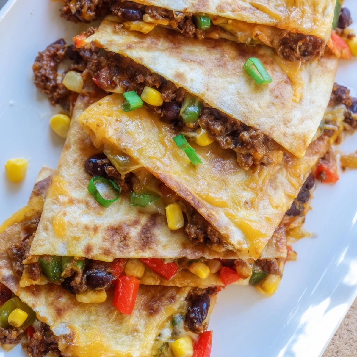 Sheet Pan Quesadillas Beef