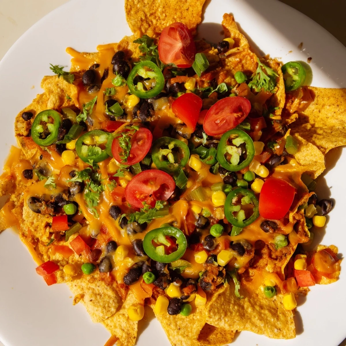 Sheet-Pan Nachos Beans Veggies