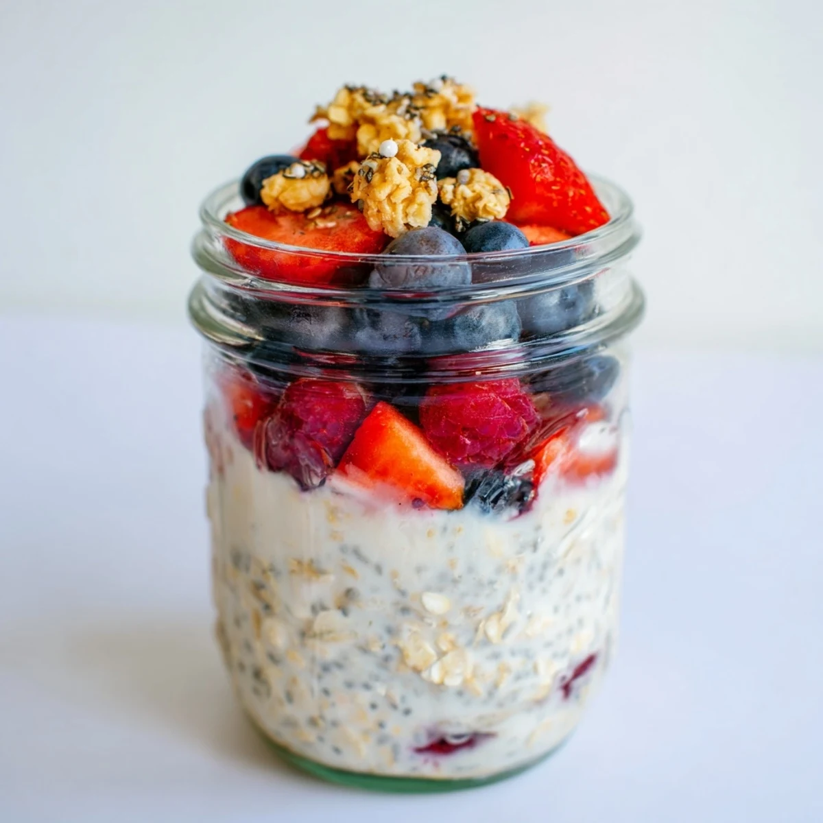 Creamy Overnight Oats Jars