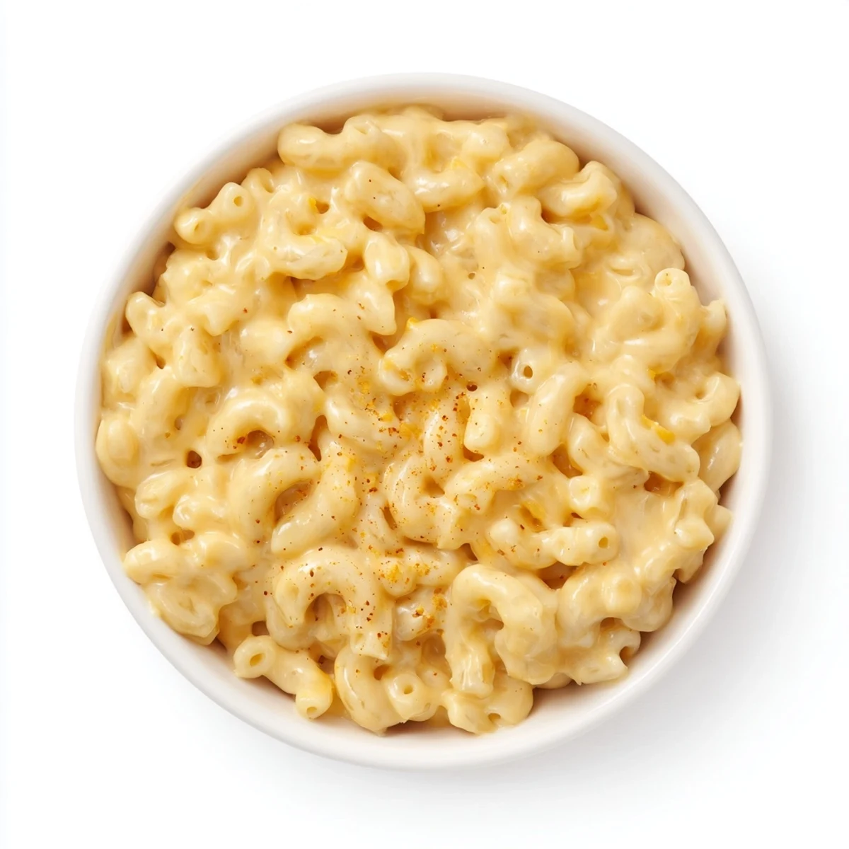 See the rich, cheesy sauce coating the macaroni in this flavorful Tini's Recession Mac recipe.