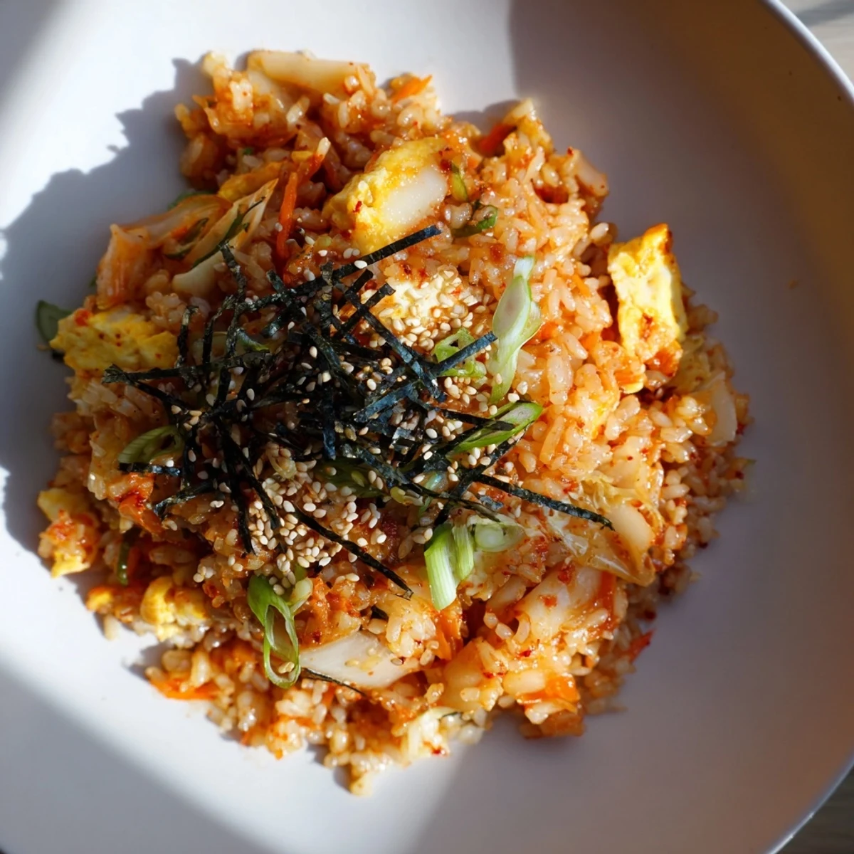Spicy Kimchi Fried Rice