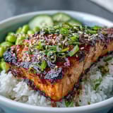 Salmon Teriyaki Bowl