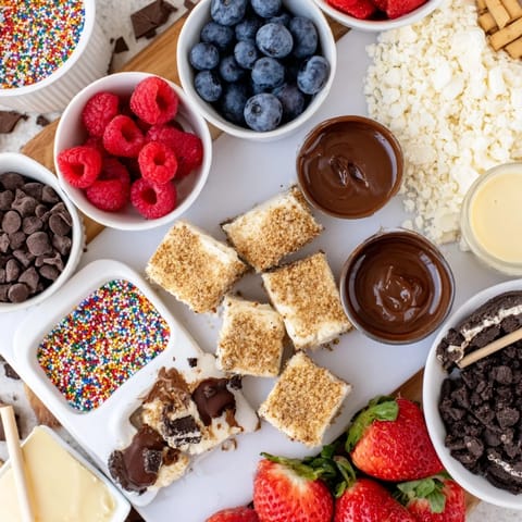 Deconstructed Dessert Board Cheesecake
