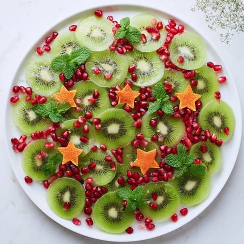 Kiwi Pomegranate Christmas Wreath