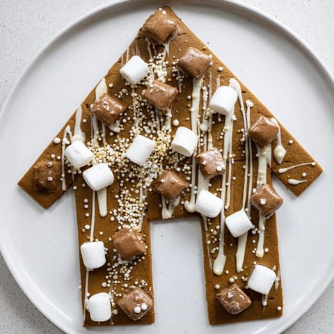 Gingerbread House Frame Festive