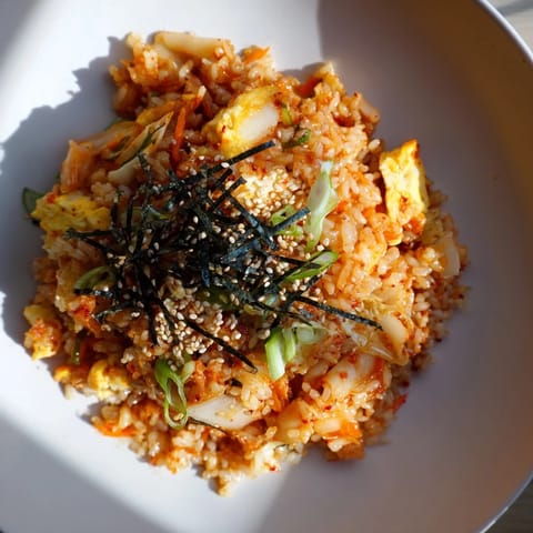 Spicy Kimchi Fried Rice