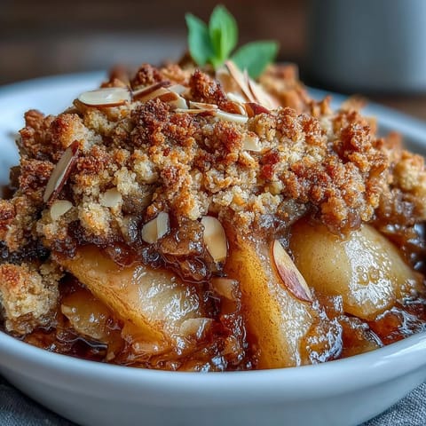 Cardamom Spiced Apple Crisp