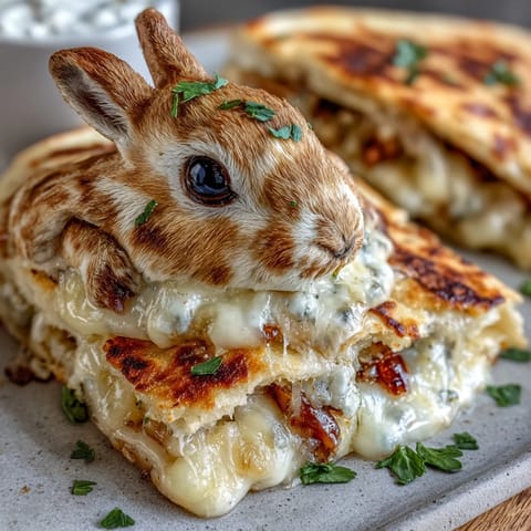 Cheesy, colorful bunny quesadillas with bell peppers and corn, perfect for Easter snacks or kids' lunchboxes.