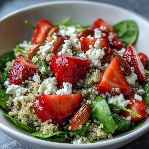 Strawberry Feta Quinoa Salad