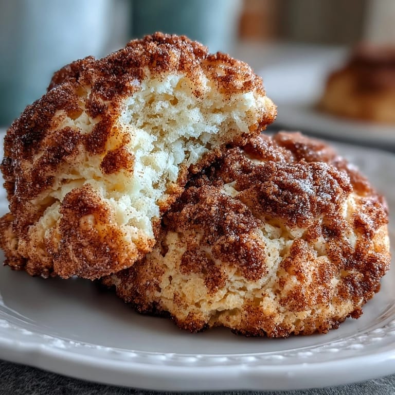Delightful cottage cheese snickerdoodles baked golden, featuring a soft texture and warm cinnamon sugar coating.