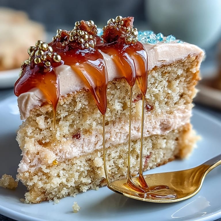 Decadent Rosé Velvet Cake with a stunning edible gold drip, a perfect bridal shower dessert.